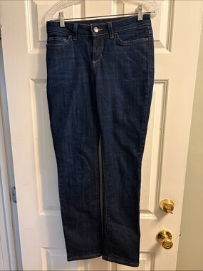 Lee Women's Straight-Leg Jeans in Dark Blue Wash